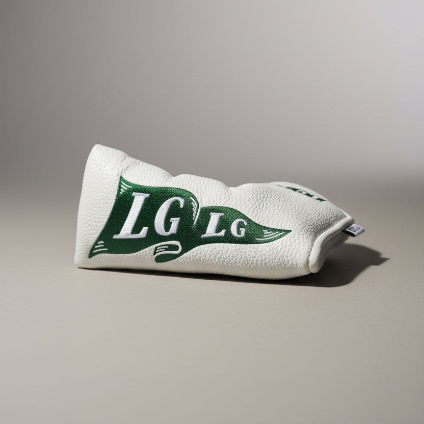 The LGLG Flag Blade Putter Cover (White)