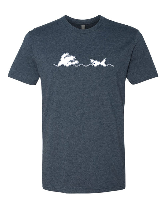 The Bear vs. Shark Shirt (Midnight Navy)
