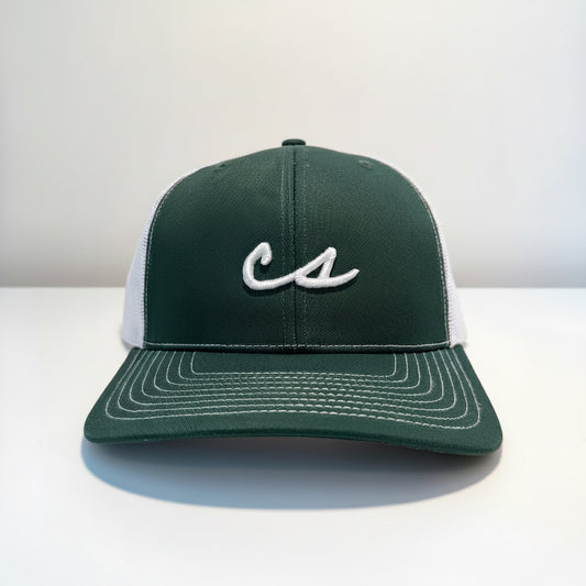 The Chalkboard Trucker Hat (Green/White)