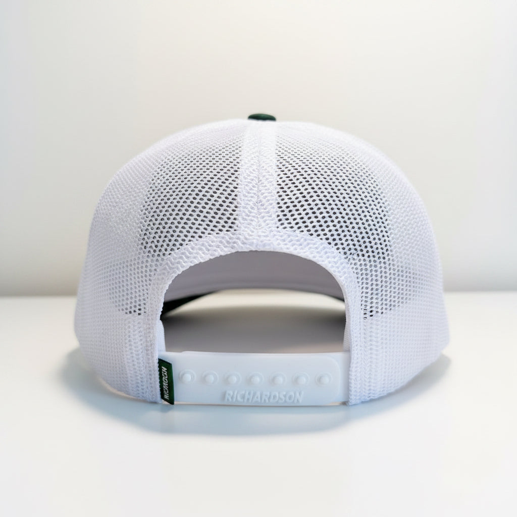 The Chalkboard Trucker Hat (White/Aluminum/Navy)