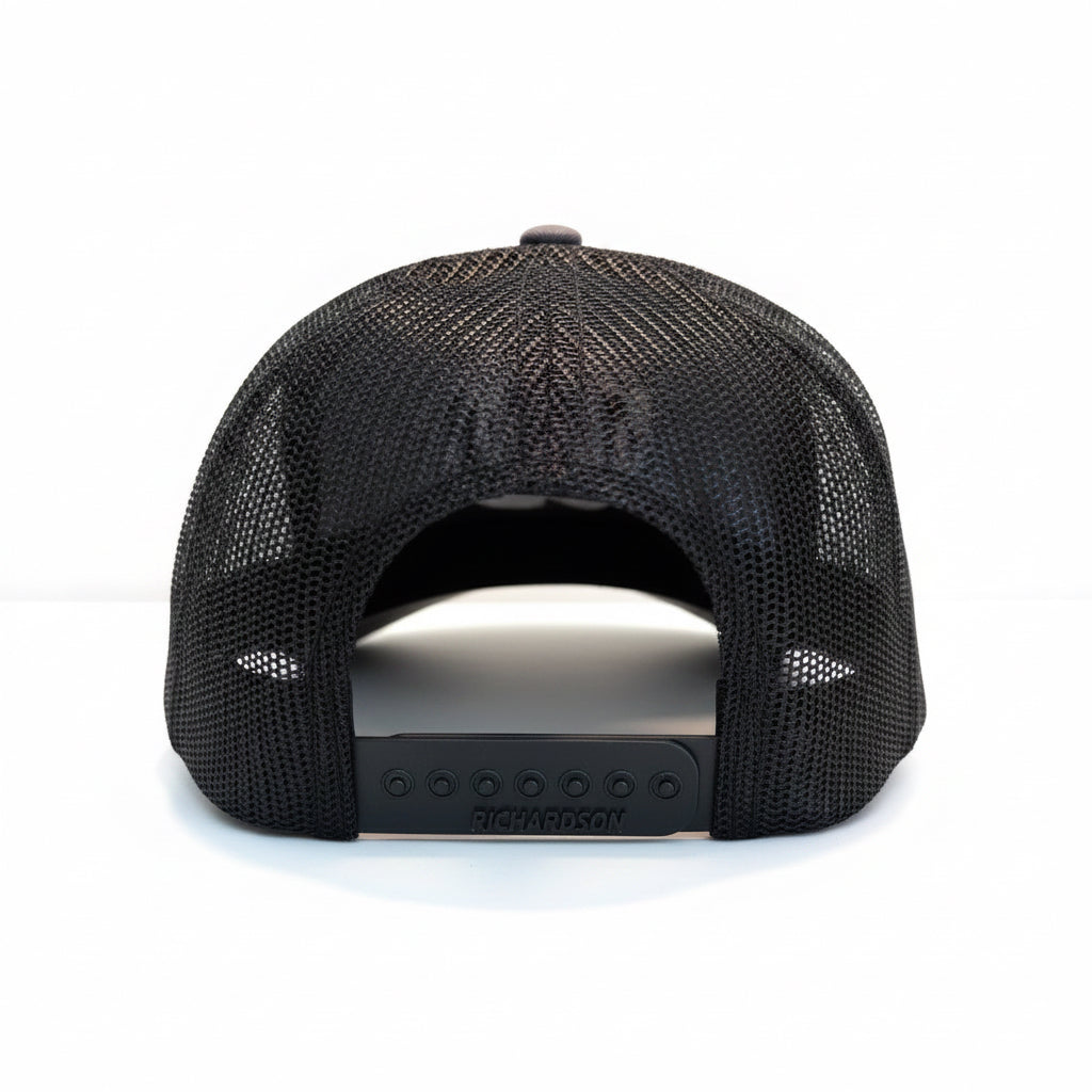 The Chalkboard Trucker Hat (Charcoal/Black)
