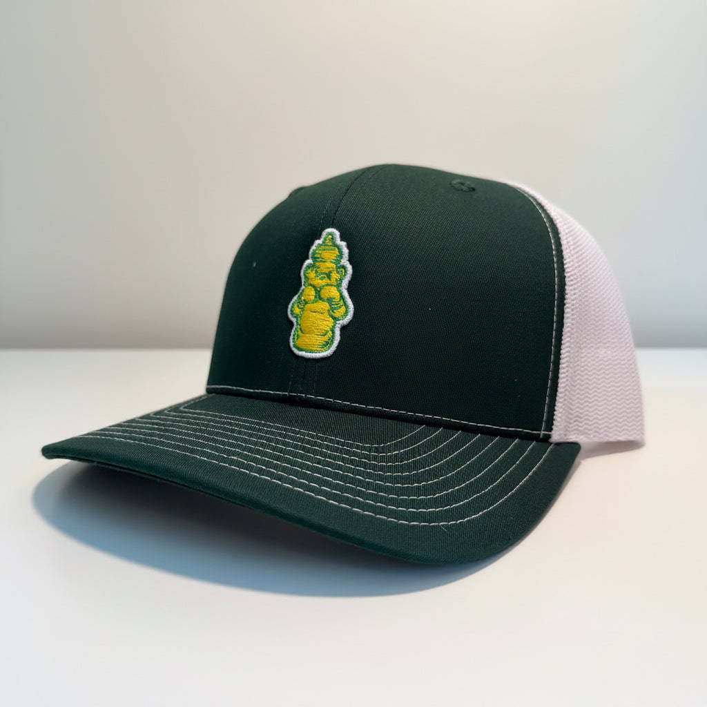 The Fight Honey Trucker Hat (Green/White)
