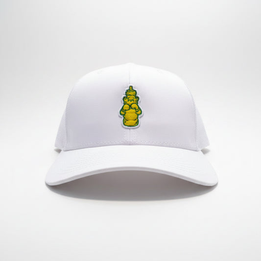 The Fight Honey Trucker Hat (White/White)