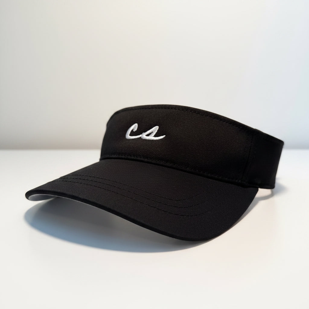 The Chalkboard Visor (Black/White)