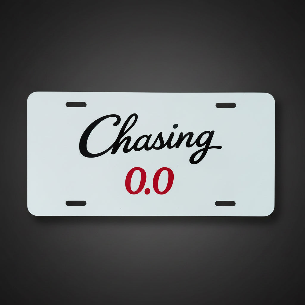 The Chasing 0.0 Vanity Plate