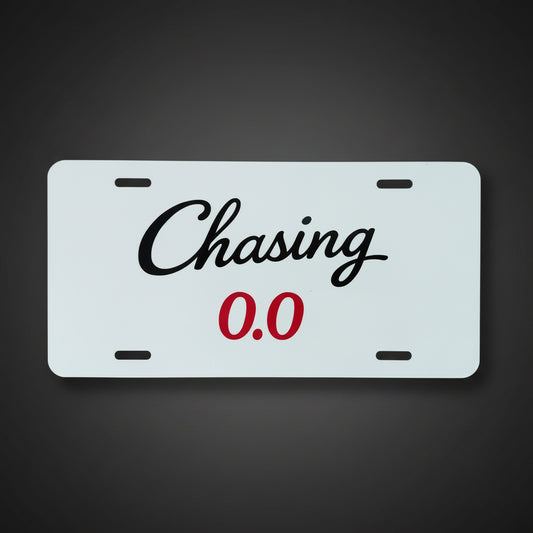 The Chasing 0.0 Vanity Plate