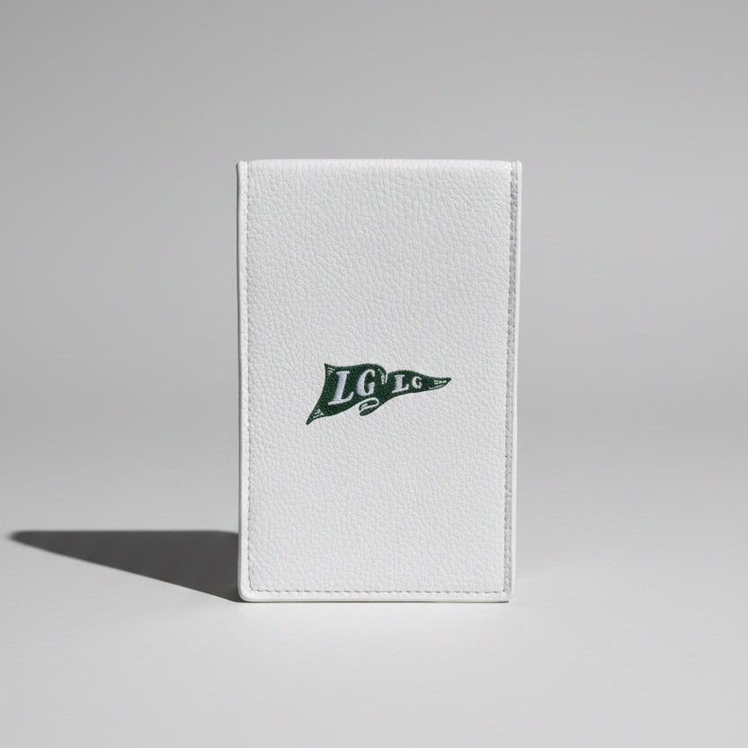 LGLG Flag Yardage Book Cover (White)