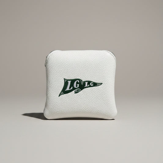 The LGLG Flag Mallet Putter Cover (White)