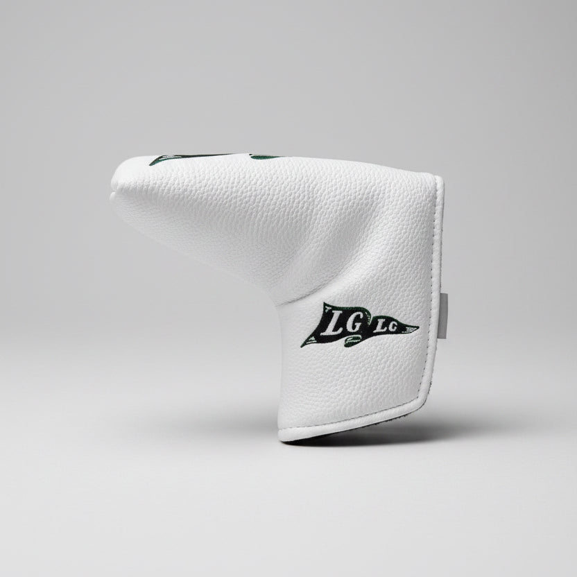 The LGLG Flag Blade Putter Cover (White)
