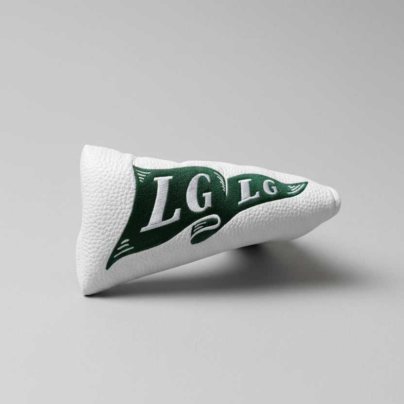 The LGLG Flag Blade Putter Cover (White)
