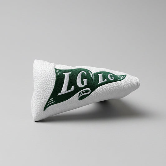 The LGLG Flag Blade Putter Cover (White)