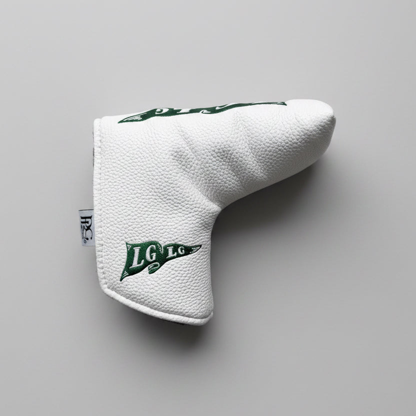 The LGLG Flag Blade Putter Cover (White)