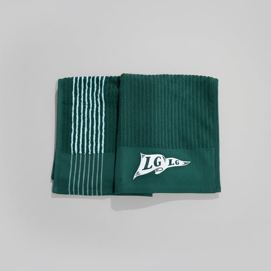 The LGLG Flag Caddy Towel (Hunter Green)