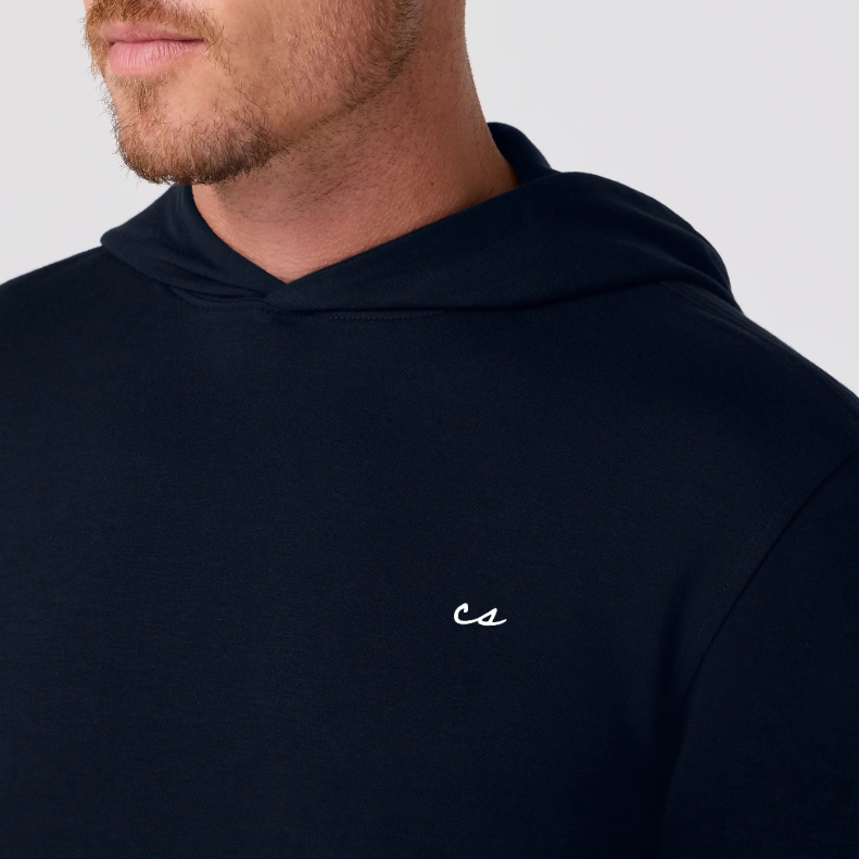 The Chalkboard KPI Hoodie by Mizzen+Main (Navy)