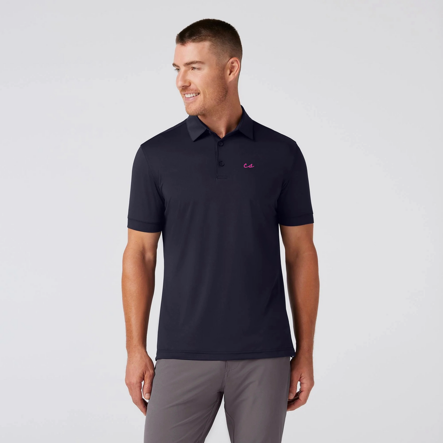 The Chalkboard Polo by Mizzen+Main (Navy)